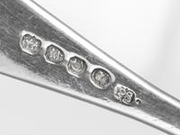 A Set of Four George III Silver Forks, Paul Storr, London, 1818, Hanoverian pattern.