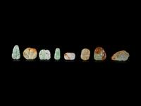Twenty Chinese Jadeite Pendants