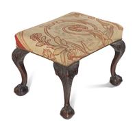 A George III Carved Mahogany Stool