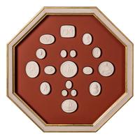 Four Framed Groups of Grand Tour Plaster Intaglios