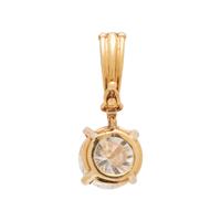 YELLOW GOLD AND DIAMOND PENDANT