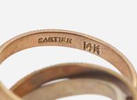 A 14K Gold Cartier Trinity Ring
