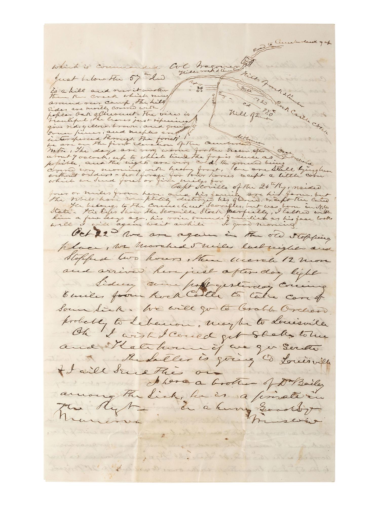 [CIVIL WAR]. Papers of Dr. Thomas Winslow Gordon (1819-1900), Brigade Surgeon and surgeon in the 97th Ohio Volunteer Infantry, incl. description of the "Siege of Cincinnati" and Western Theater engagements.