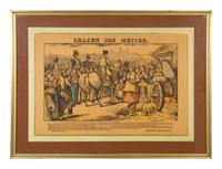 A Set of Five Napoleonic Colored Engravings After François Georgin