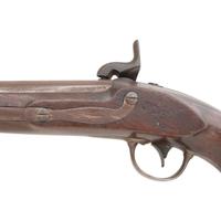 Confederate Style Brazed Bolster Conversion of a New Jersey Surcharged US Model 1836 Pistol