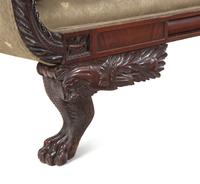 A Classical Carved Mahogany Sofa