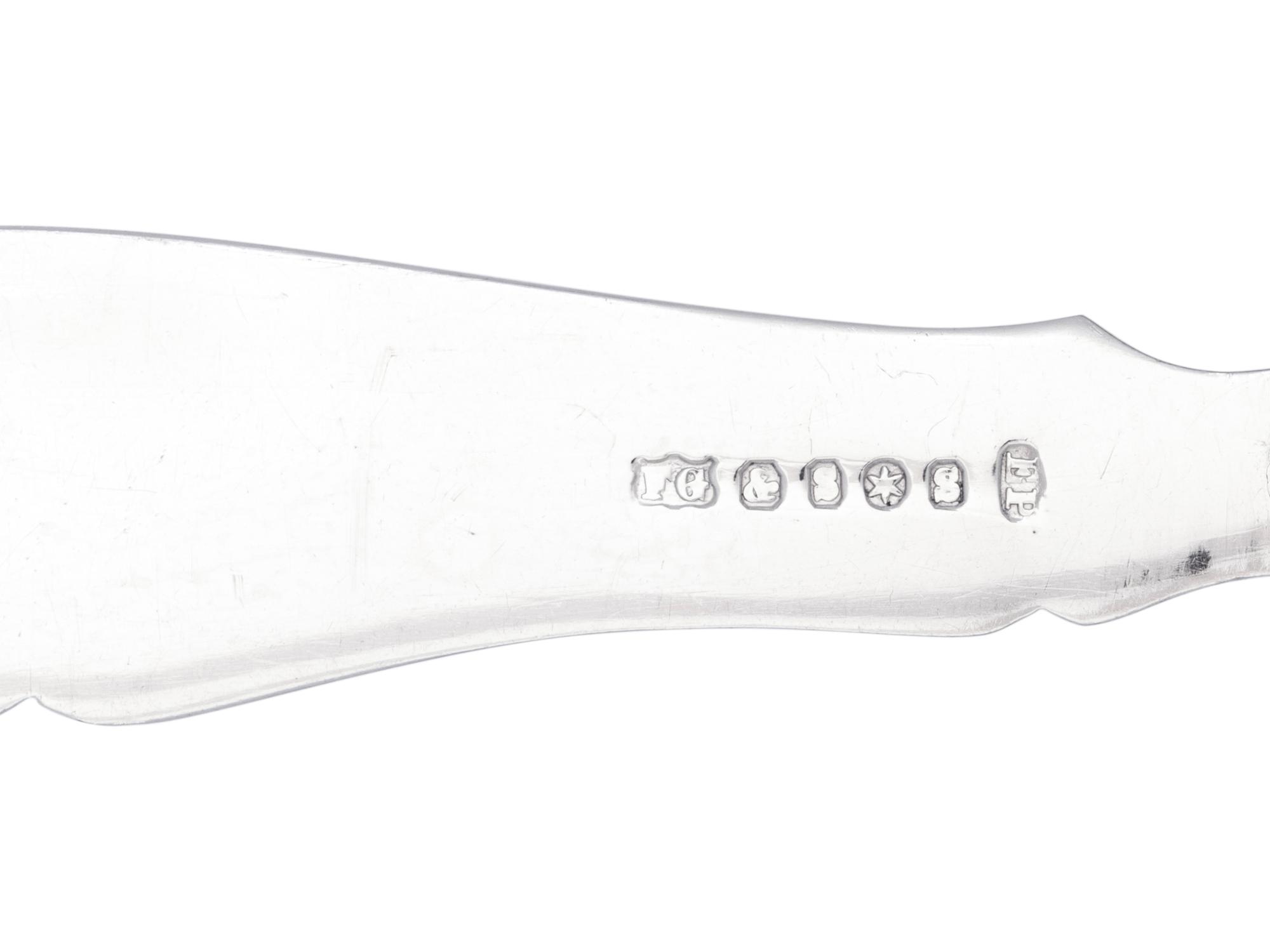 An English Silver-Plate and Mother-of-Pearl Fish Service