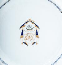 Five Chinese Export Porcelain Plates