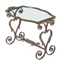 A Continental Bronze Occasional Table