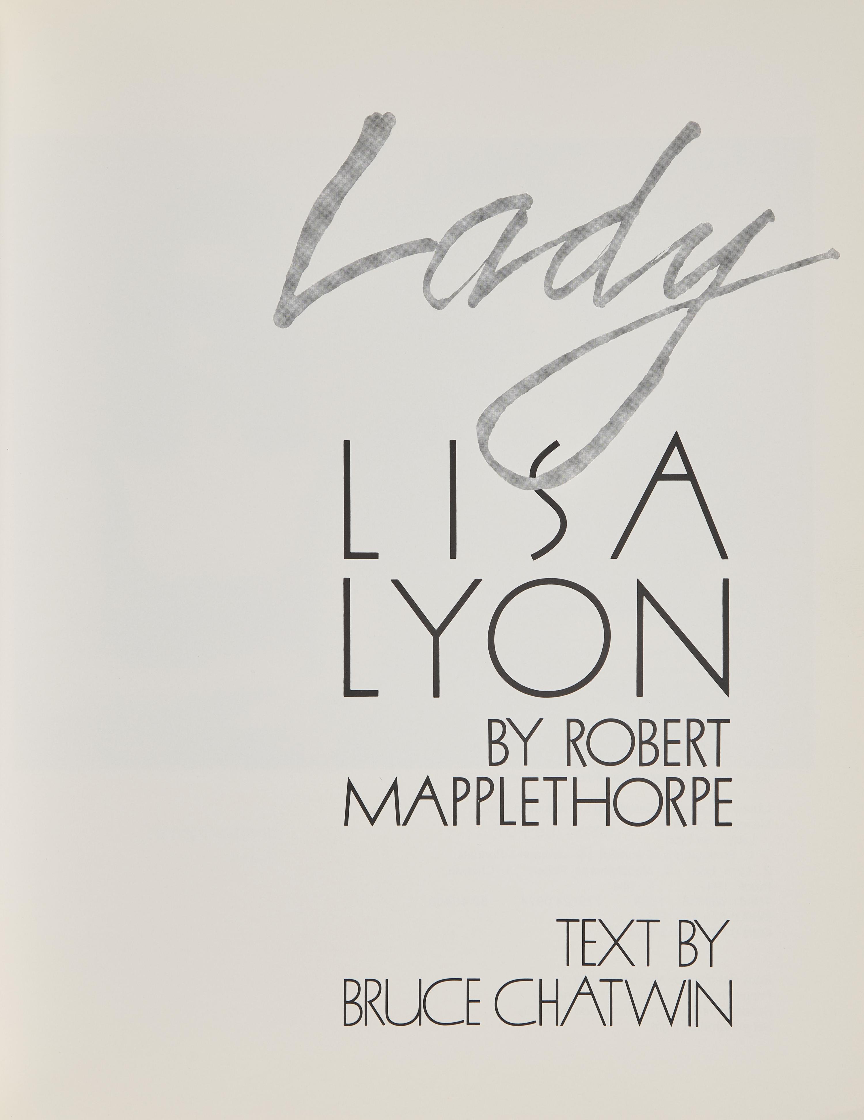[Photography] Mapplethorpe, Robert. Lady Lisa Lyon