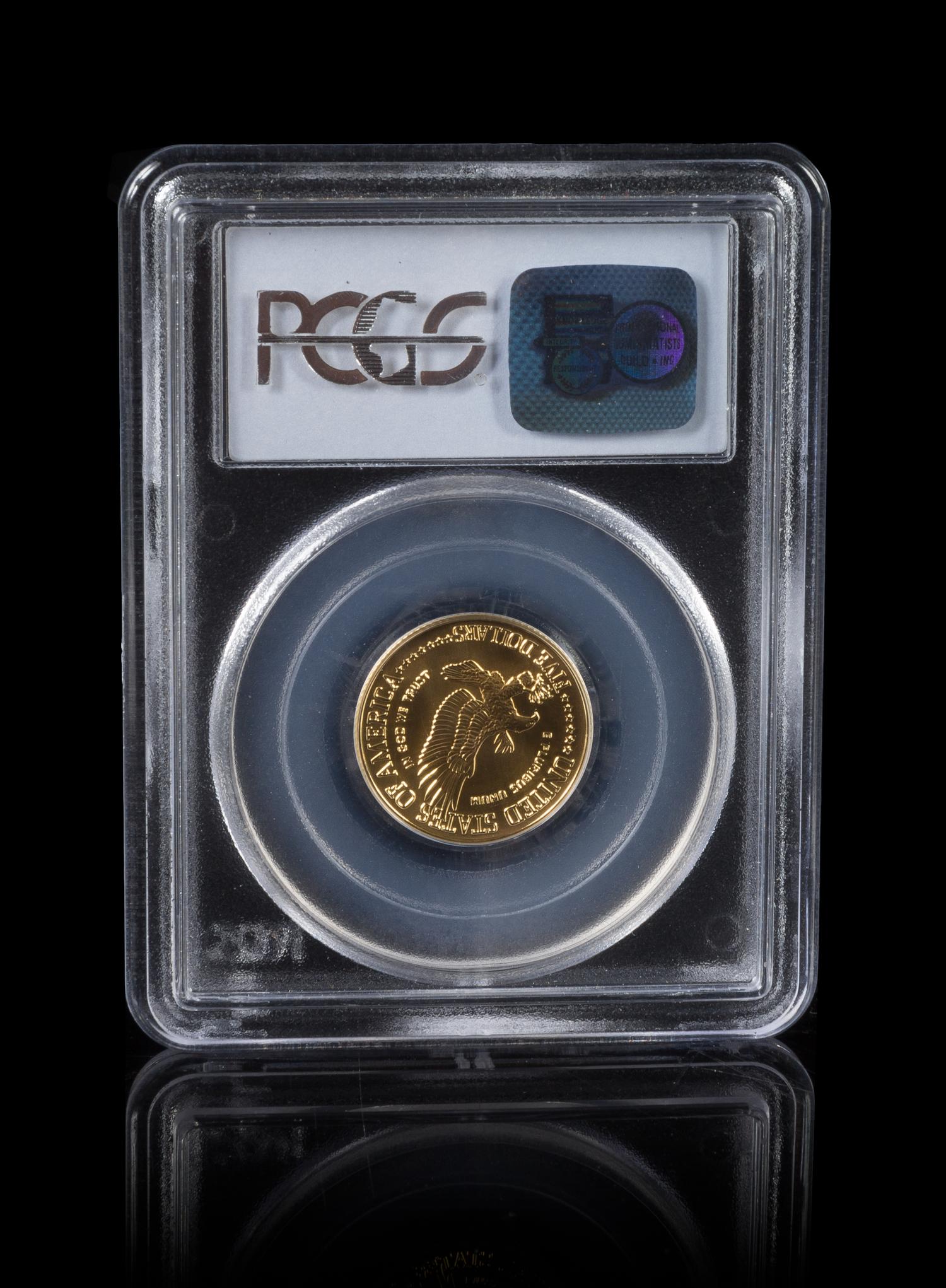 A United States 1986-W Statue of Liberty Commemorative $5 Gold Coin