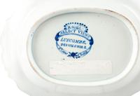 A Group of Blue and White Staffordshire Tableware