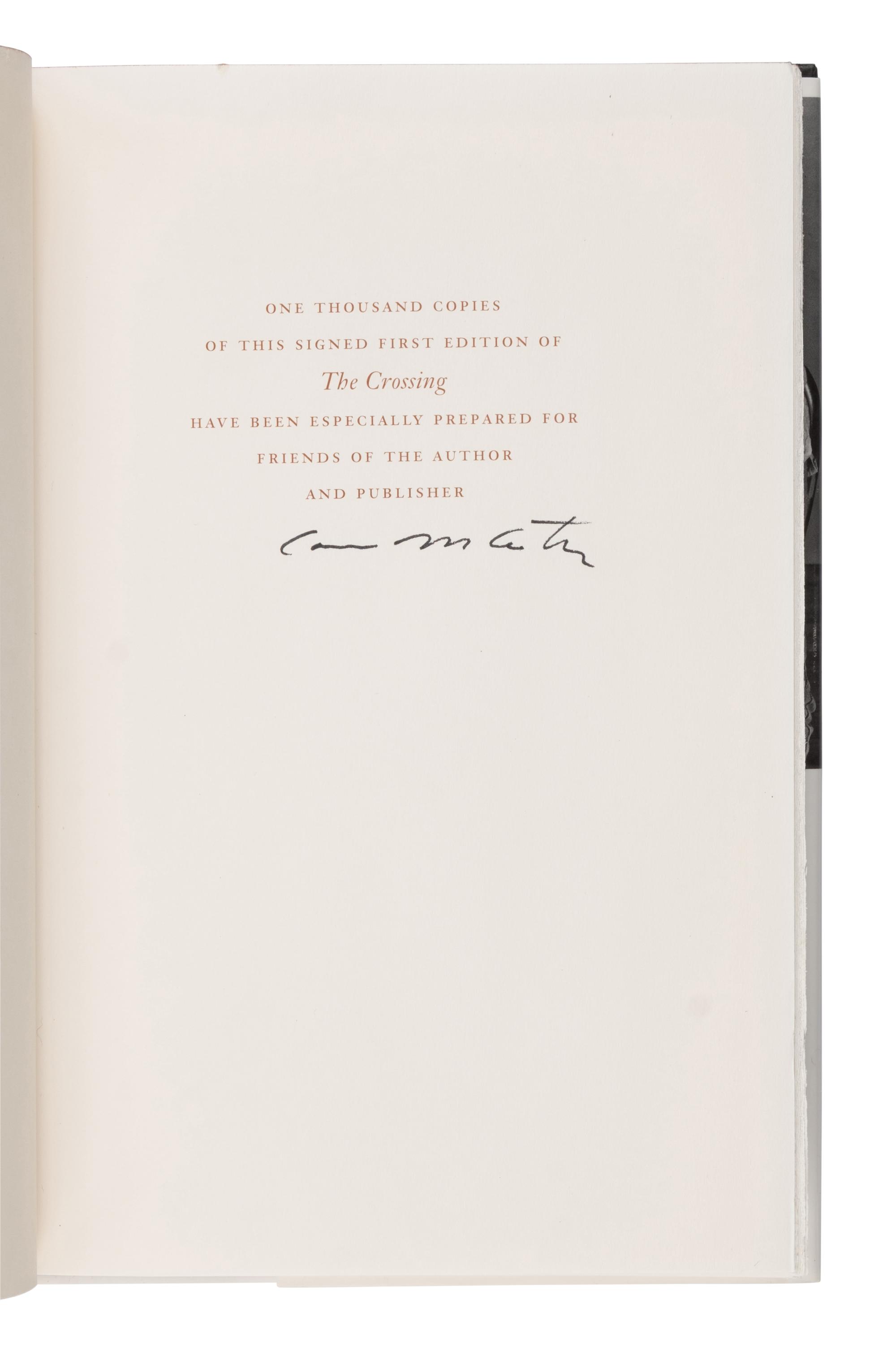 [Literature] McCarthy, Cormac. The Crossing