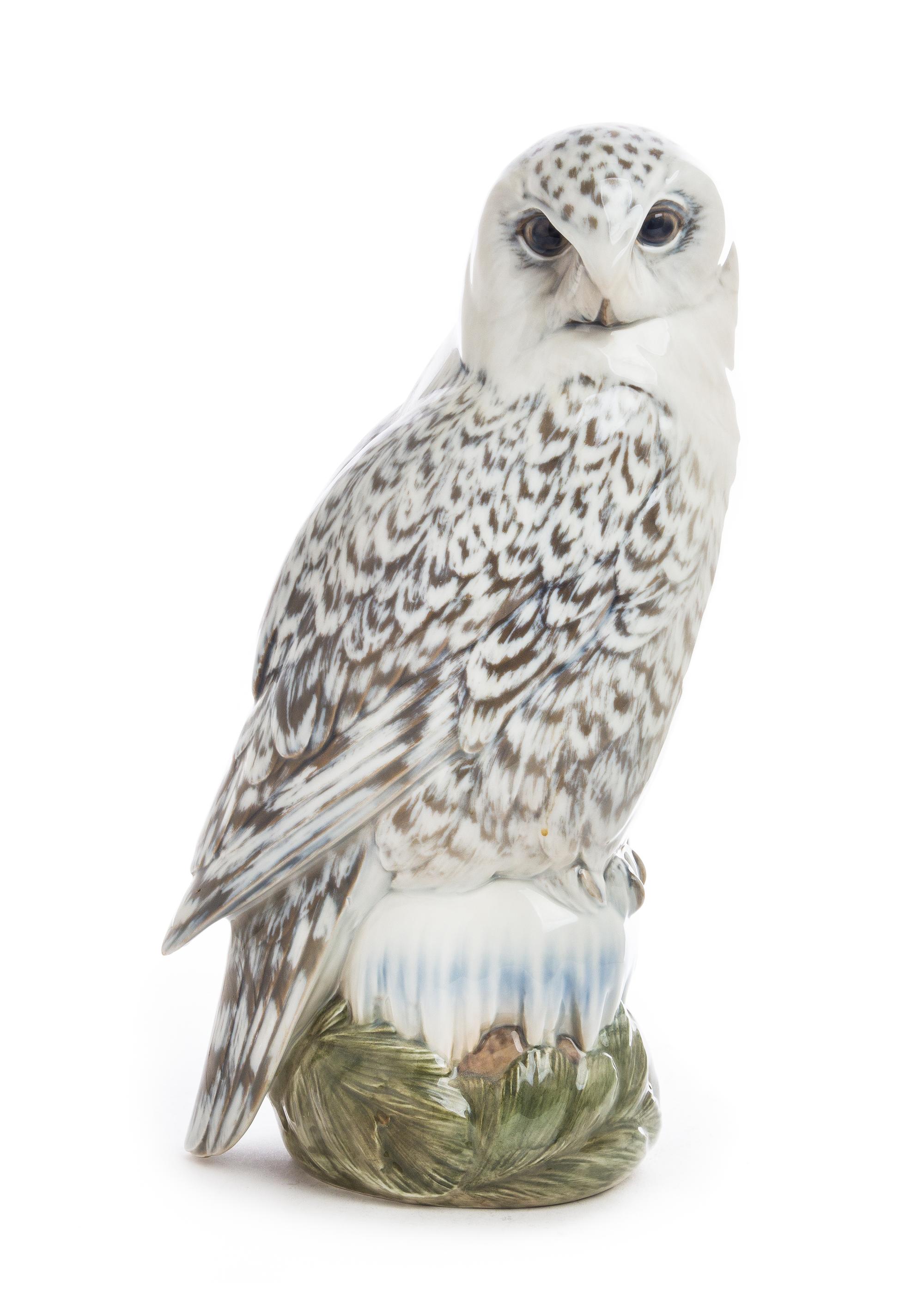 A Royal Copenhagen Porcelain Ornithological Figure Height 15 1/2 inches. — 20TH CENTURY