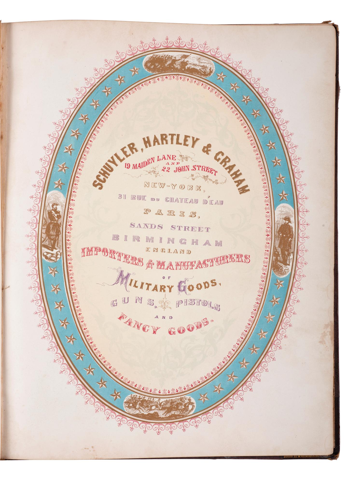 Illustrated Catalogue of Arms & Military Goods. [New York]: [Schuyler, Hartley & Graham]: [1864].