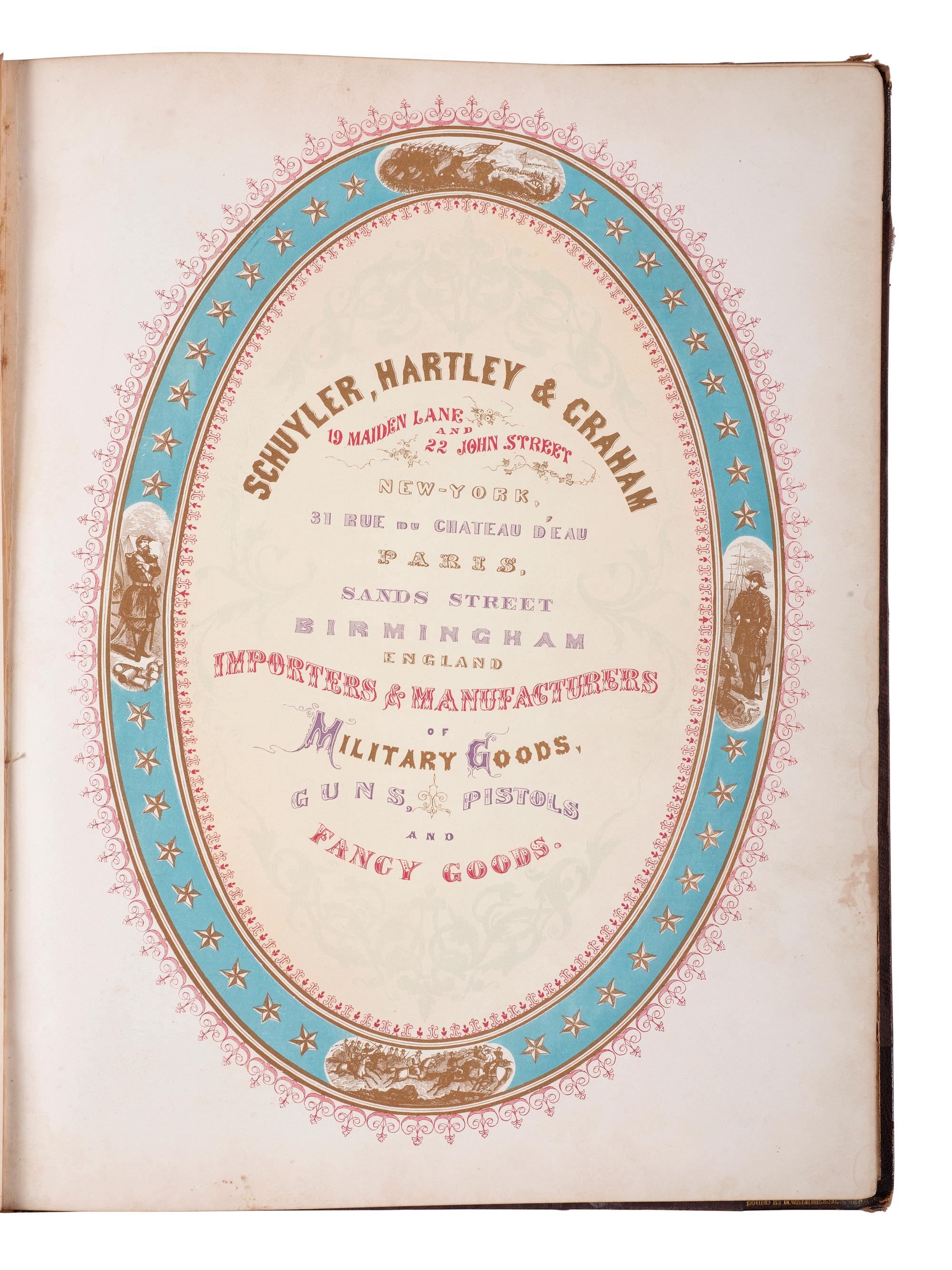 Illustrated Catalogue of Arms & Military Goods. [New York]: [Schuyler, Hartley & Graham]: [1864].