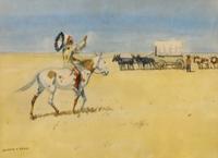 Leonard Howard Reedy, (American, 1899-1956), Plains Greeting
