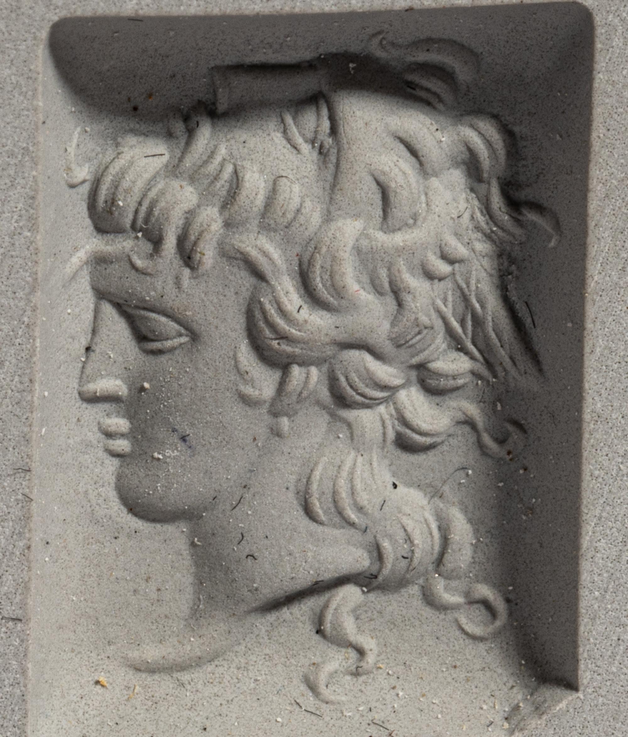 A Neoclassical Gold and Carnelian Ring Stone with a Gryllos