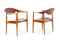 Pair of Metropolitan Chairs Fritz Hansen, Denmark