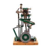 A Painted Metal Marine Steam Engine