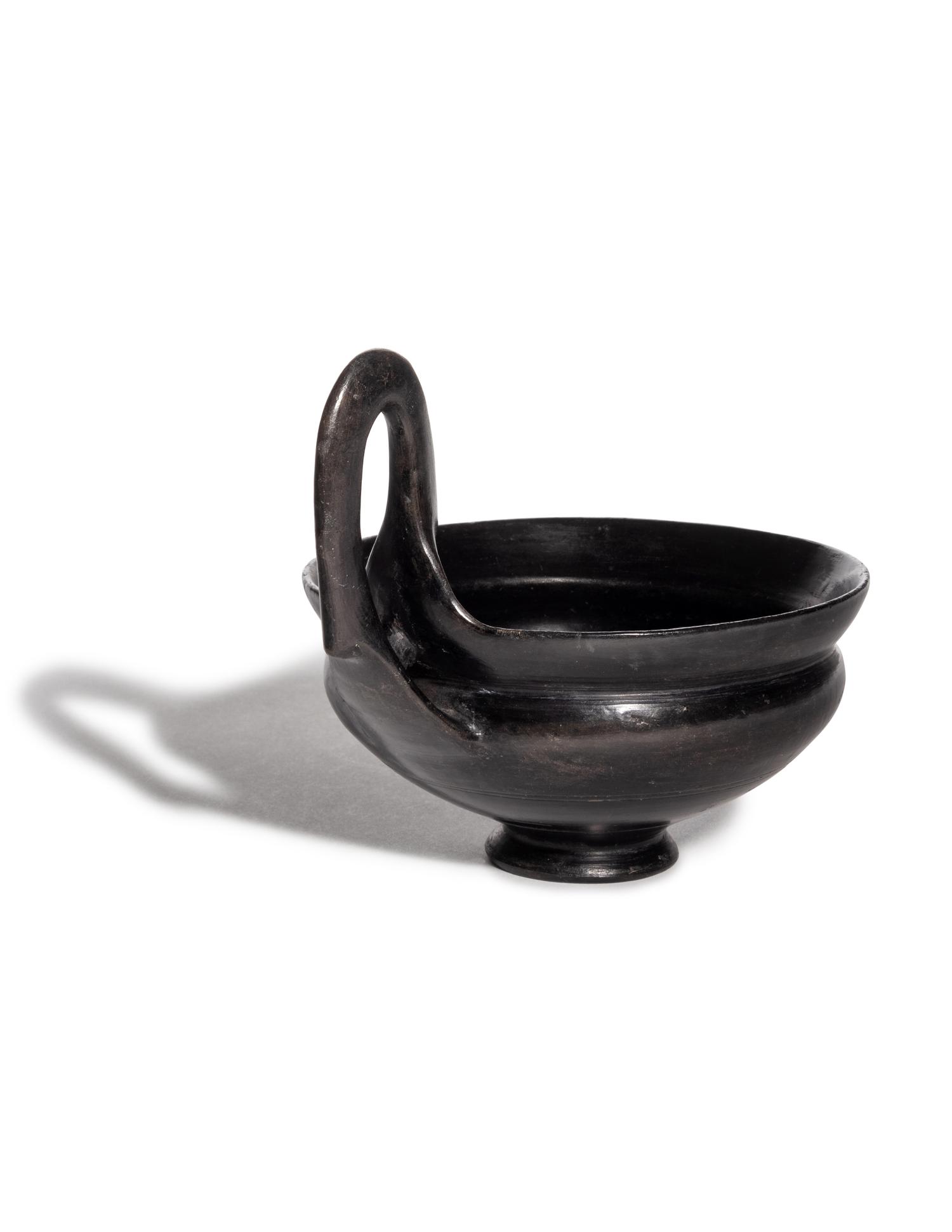An Etruscan Bucchero Kyathos