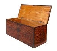 A Federal Grain-Painted Pine Blanket Chest