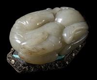 Three Chinese Jade Jewelry