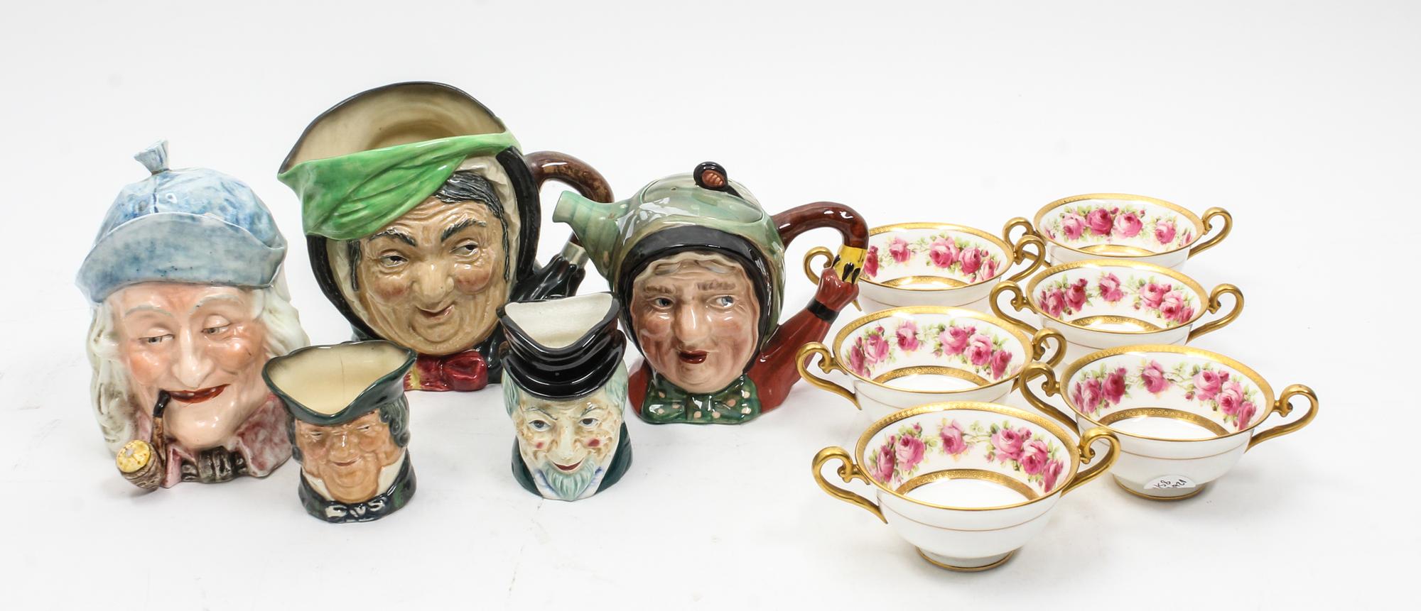 Two Royal Doulton Toby Mugs Height of tallest 6 1/4 inches. — 20TH CENTURY