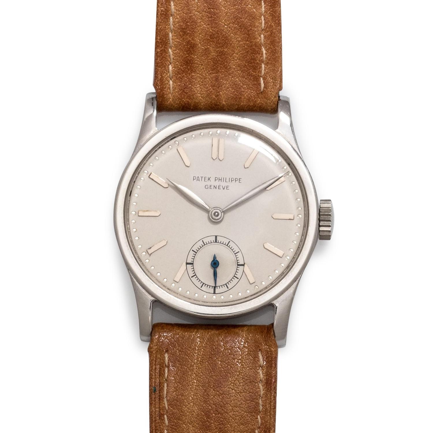 Patek Philippe, Stainless Steel Ref. 96 'Calatrava' Wristwatch