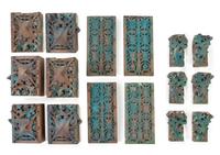Four Sullivanesque Terra Cotta Facade Elements Height of largest 19 3/4 x width 18 1/2 x depth 6 inches. — EARLY 20TH CENTURY