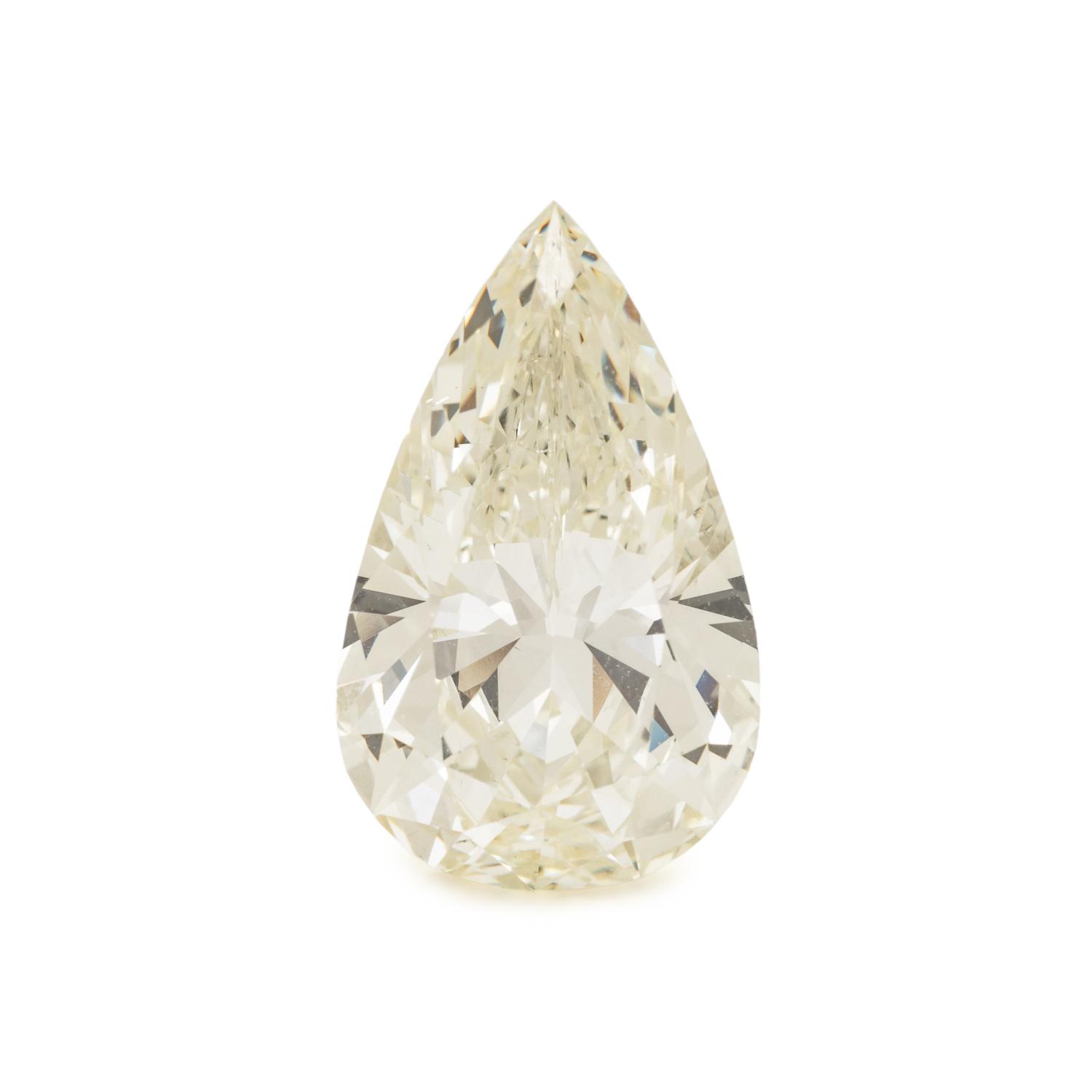 4.01 CARAT PEAR BRILLIANT CUT DIAMOND