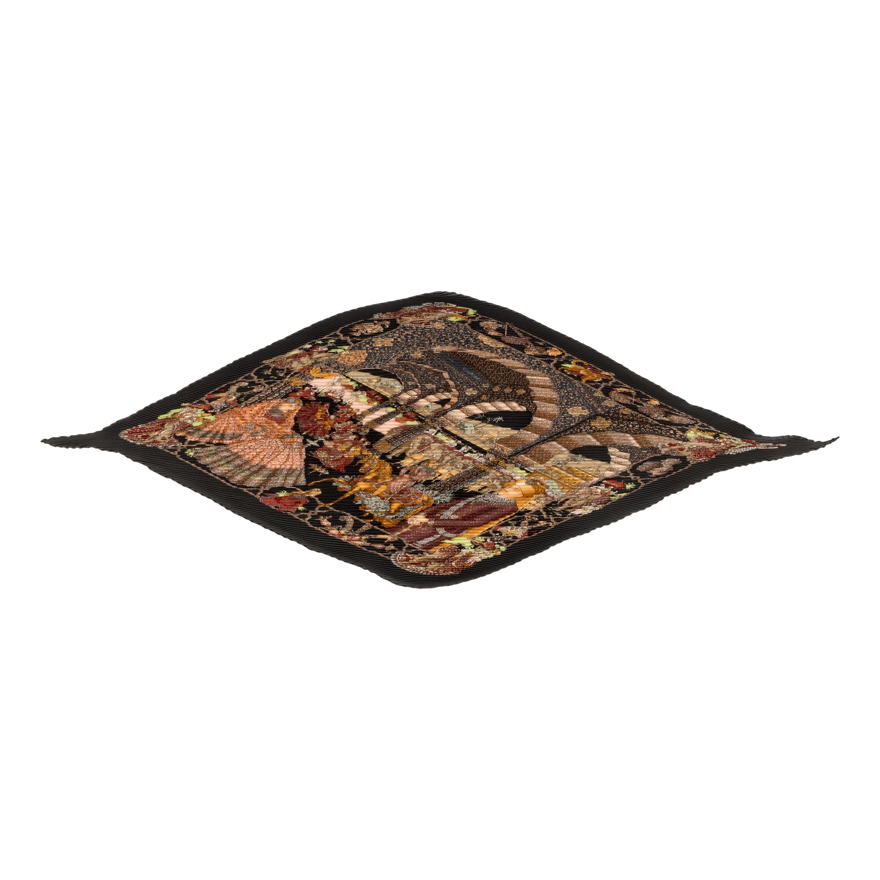 Hermès, Three Pleated Scarves
