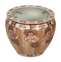 A Chinese Porcelain Jardinière in the Imari Palate