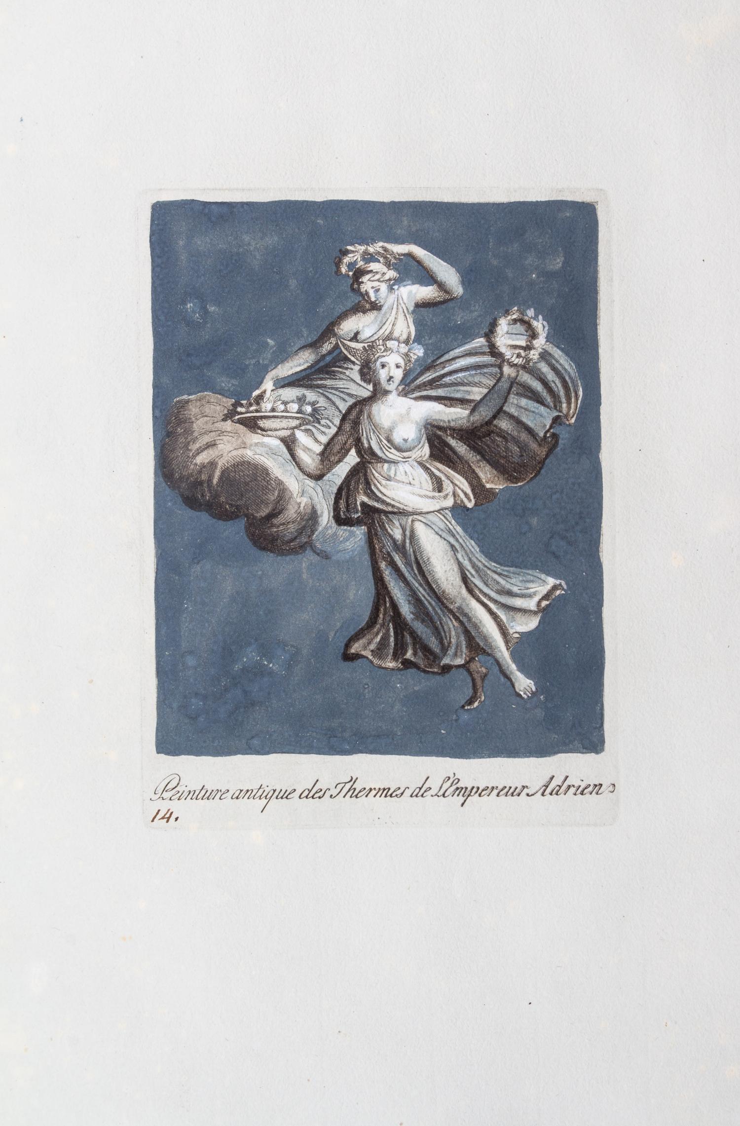 COLLECTION DE PEINTURES ANTIQUES. Rome, 1781. Folio