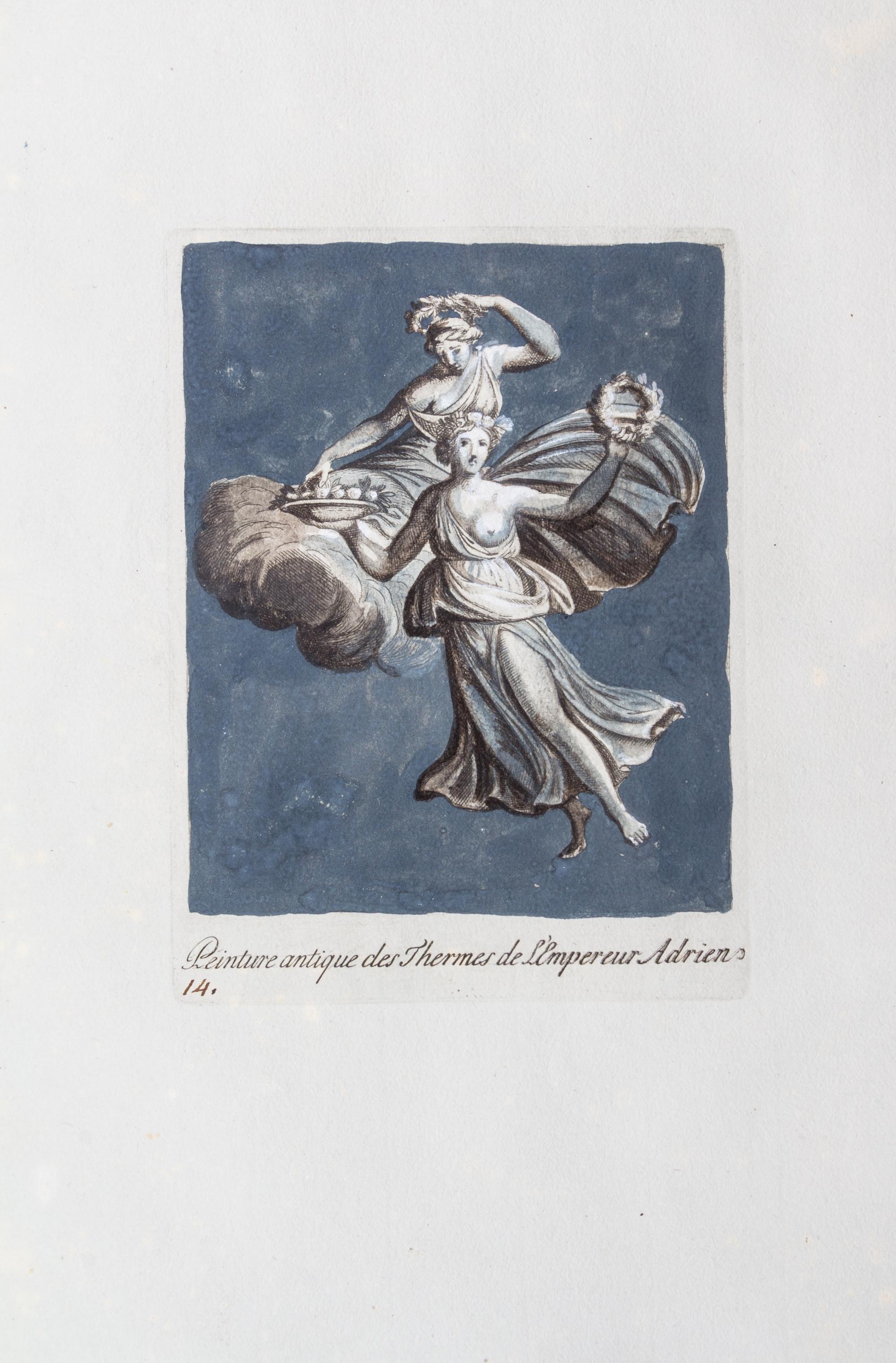 COLLECTION DE PEINTURES ANTIQUES. Rome, 1781. Folio