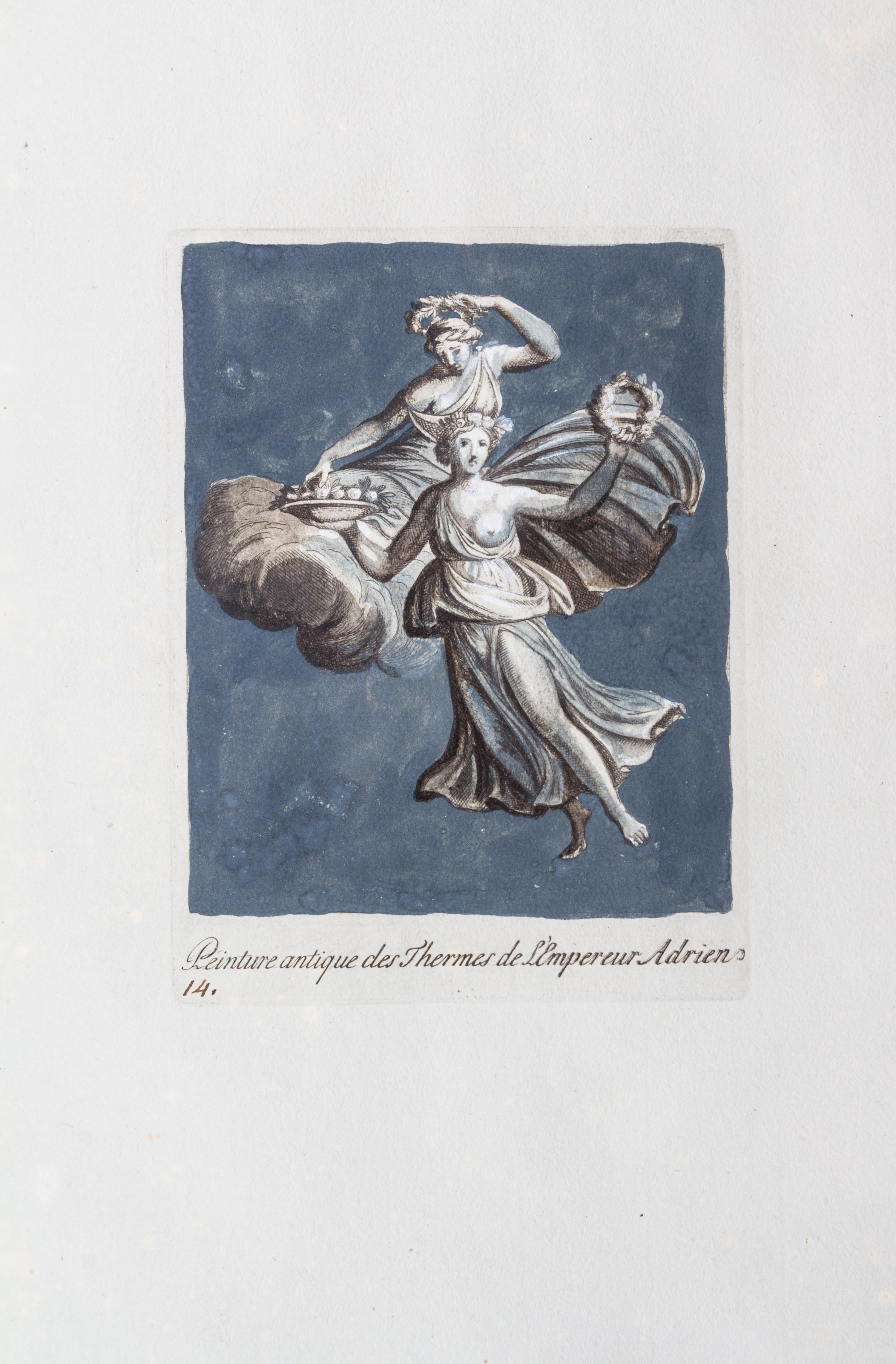 COLLECTION DE PEINTURES ANTIQUES. Rome, 1781. Folio