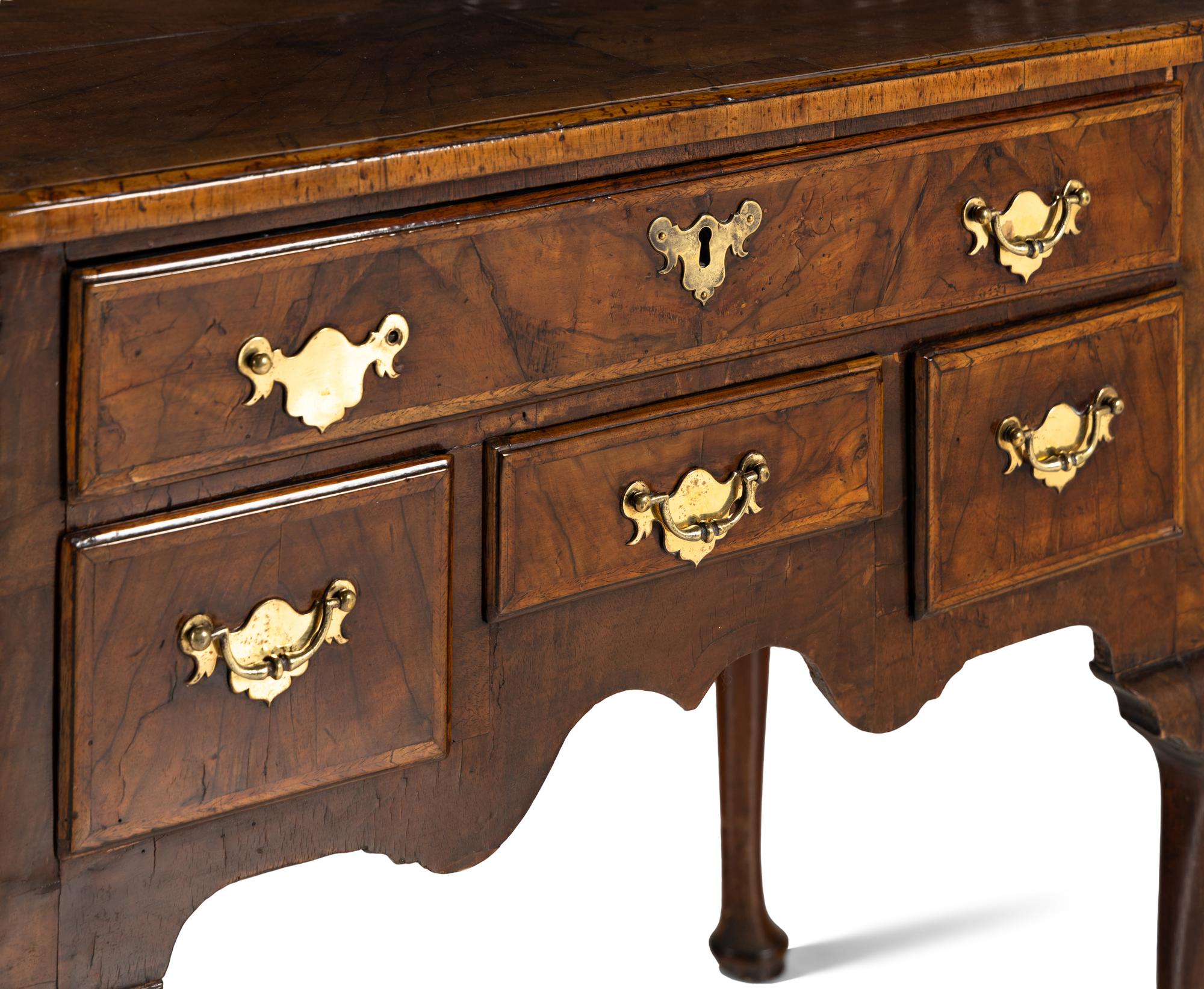 A George I Walnut Dressing Table