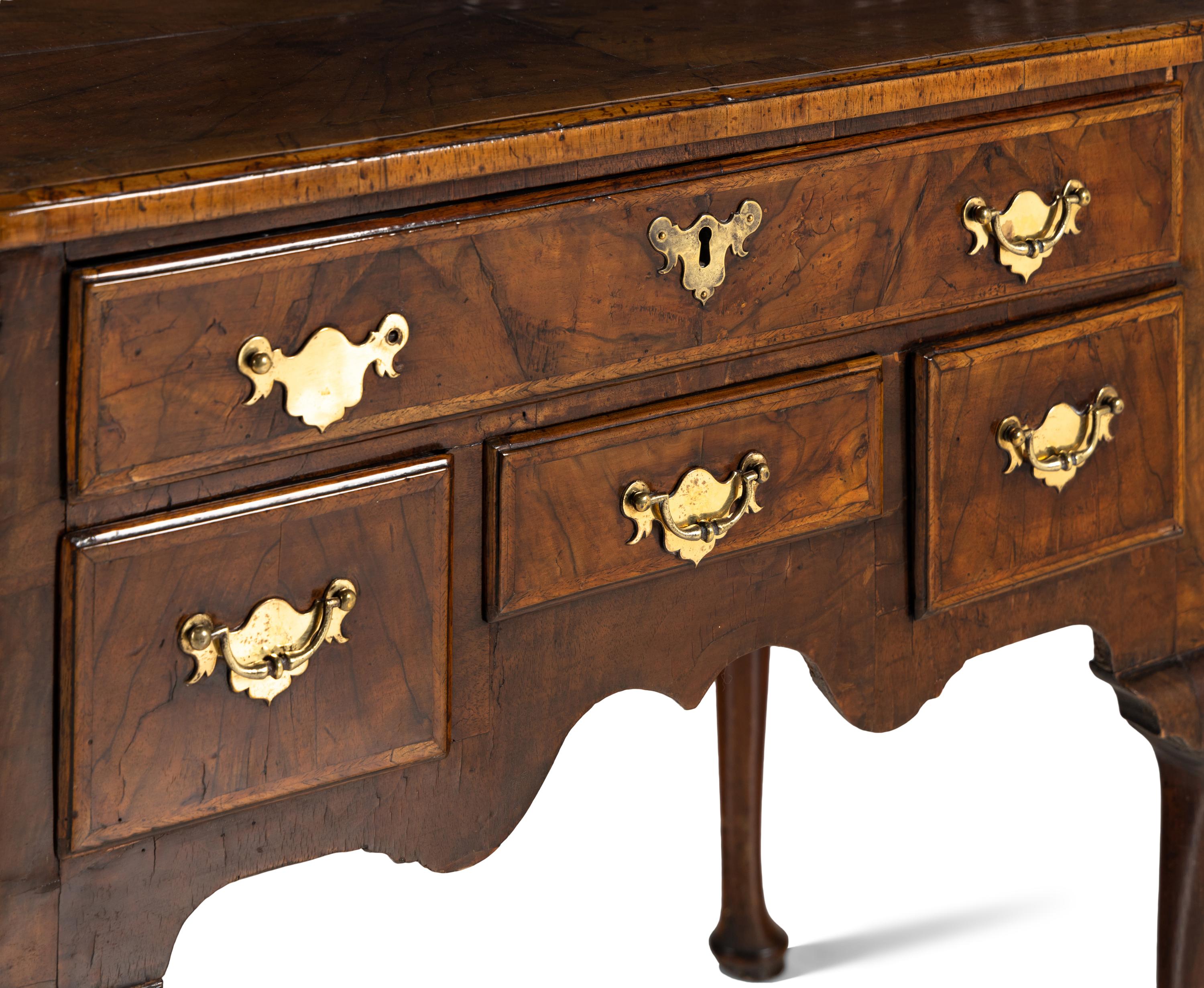 A George I Walnut Dressing Table