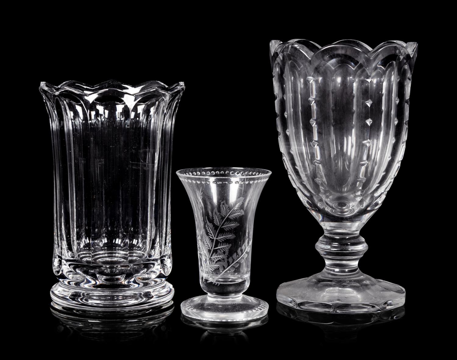 Three William Yeoward Glass Articles
