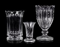Three William Yeoward Glass Articles