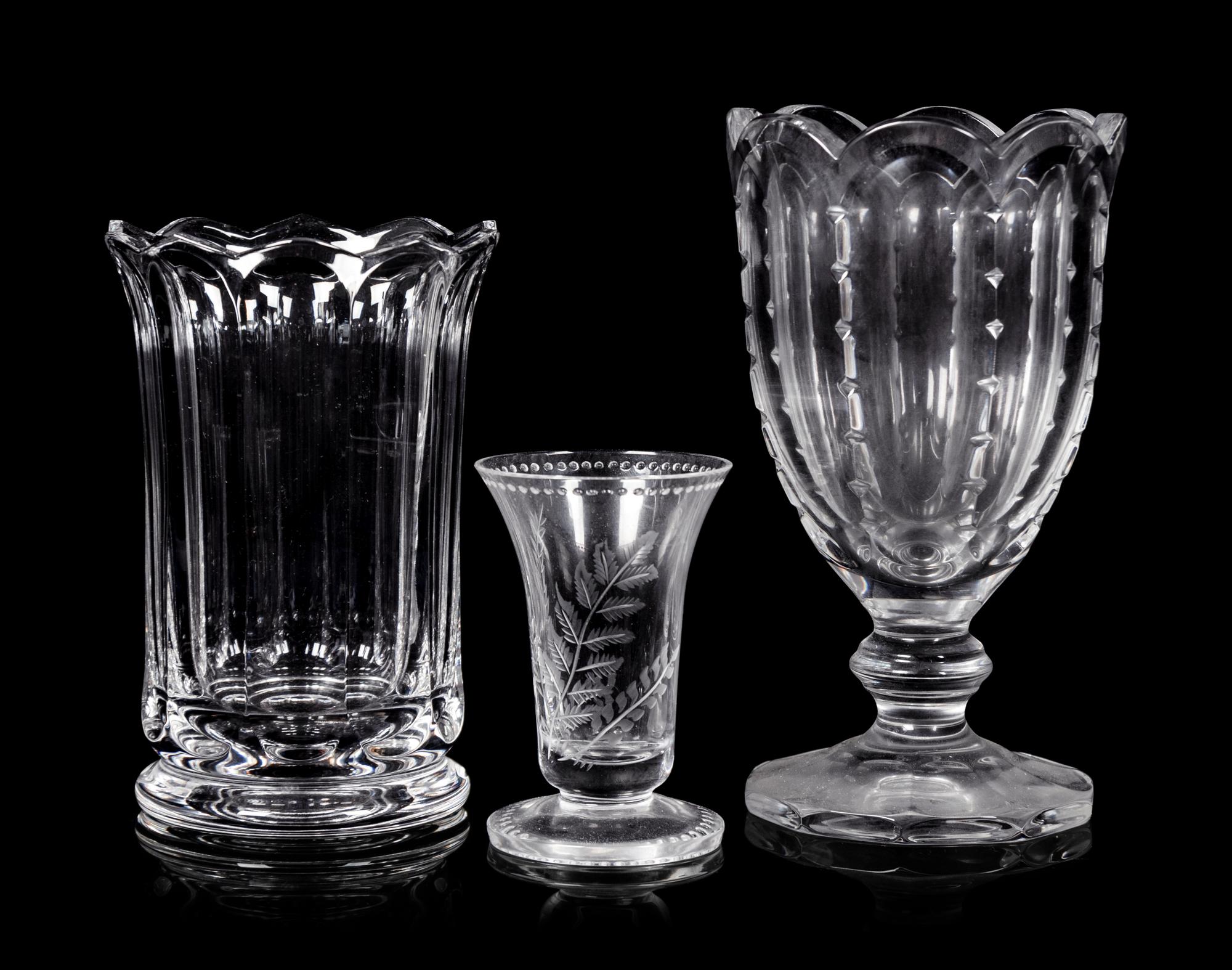 Three William Yeoward Glass Articles