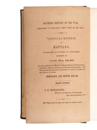 [CIVIL WAR - CONFEDERACY]. A group of memoirs and histories of the Civil War from a Southern perspective, comprising: