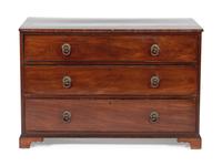 A Georgian Style Mahogany Chest of Three Drawers