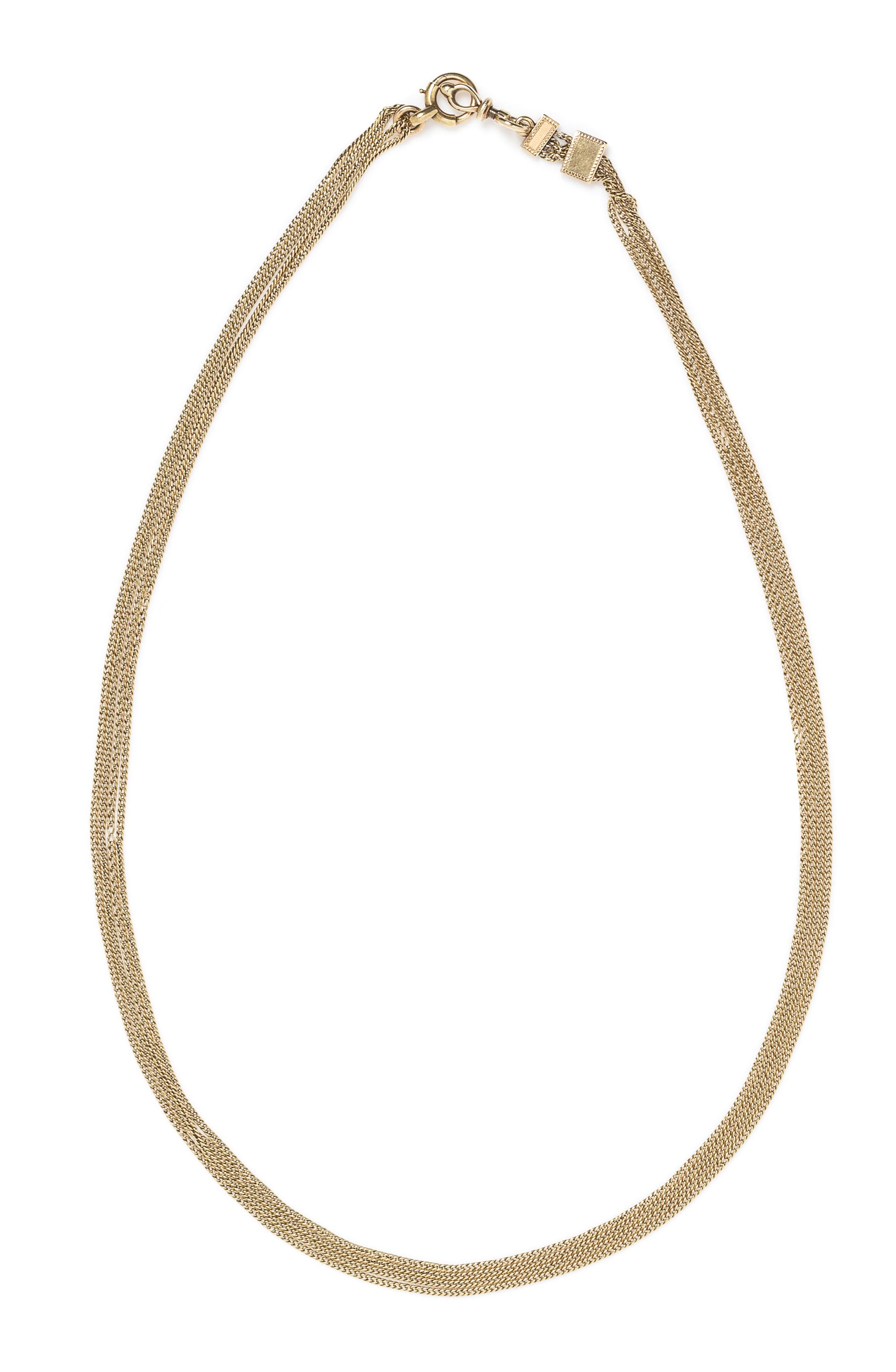A Collection of Victorian Yellow Gold Longchains, 36.80 dwts.