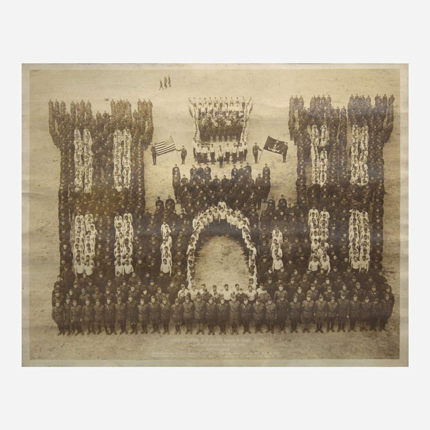 [Americana] Mole, Arthur, and John Thomas, et al. Group of 10 “Living Insignia” Photographs
