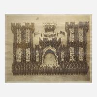 [Americana] Mole, Arthur, and John Thomas, et al. Group of 10 “Living Insignia” Photographs
