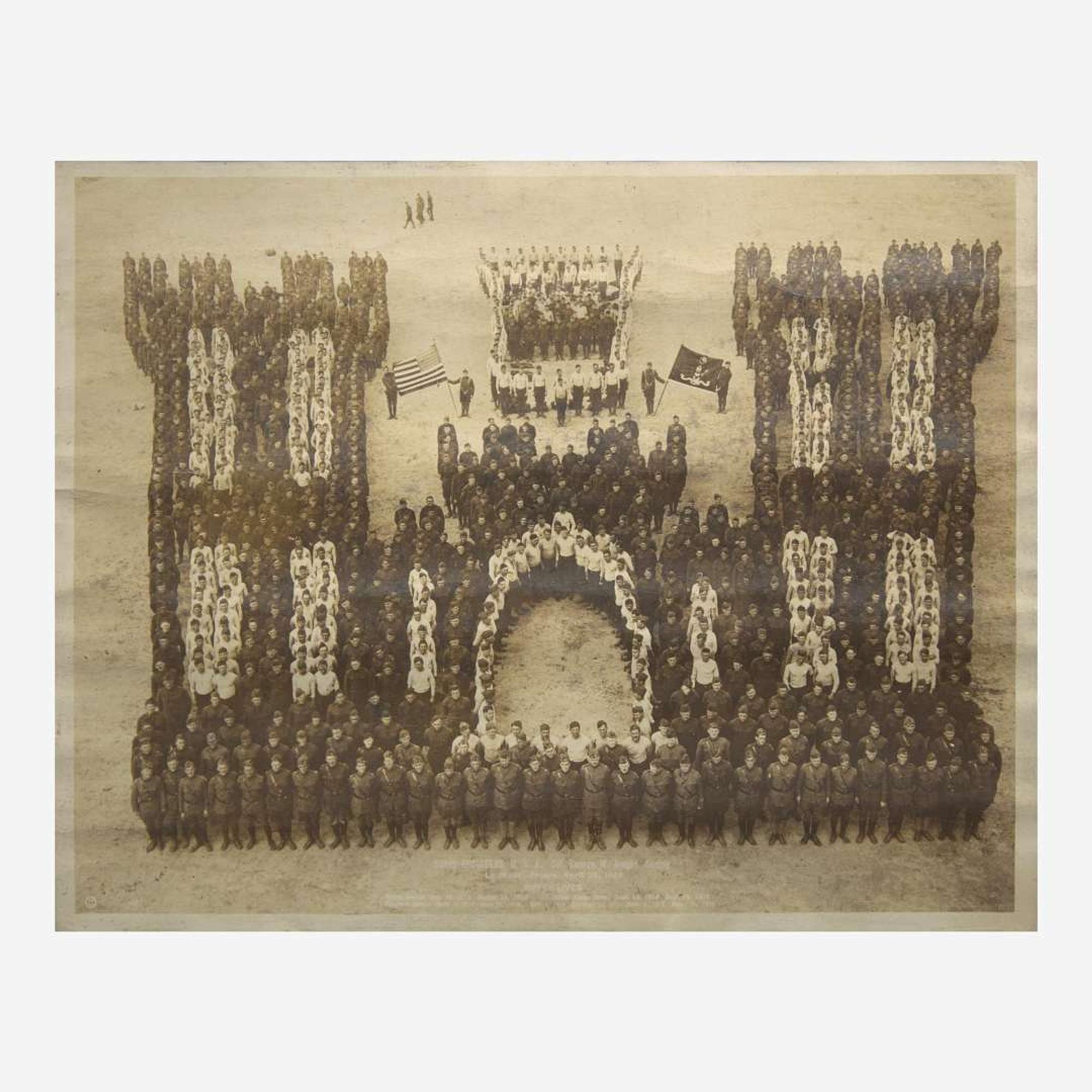 [Americana] Mole, Arthur, and John Thomas, et al. Group of 10 “Living Insignia” Photographs