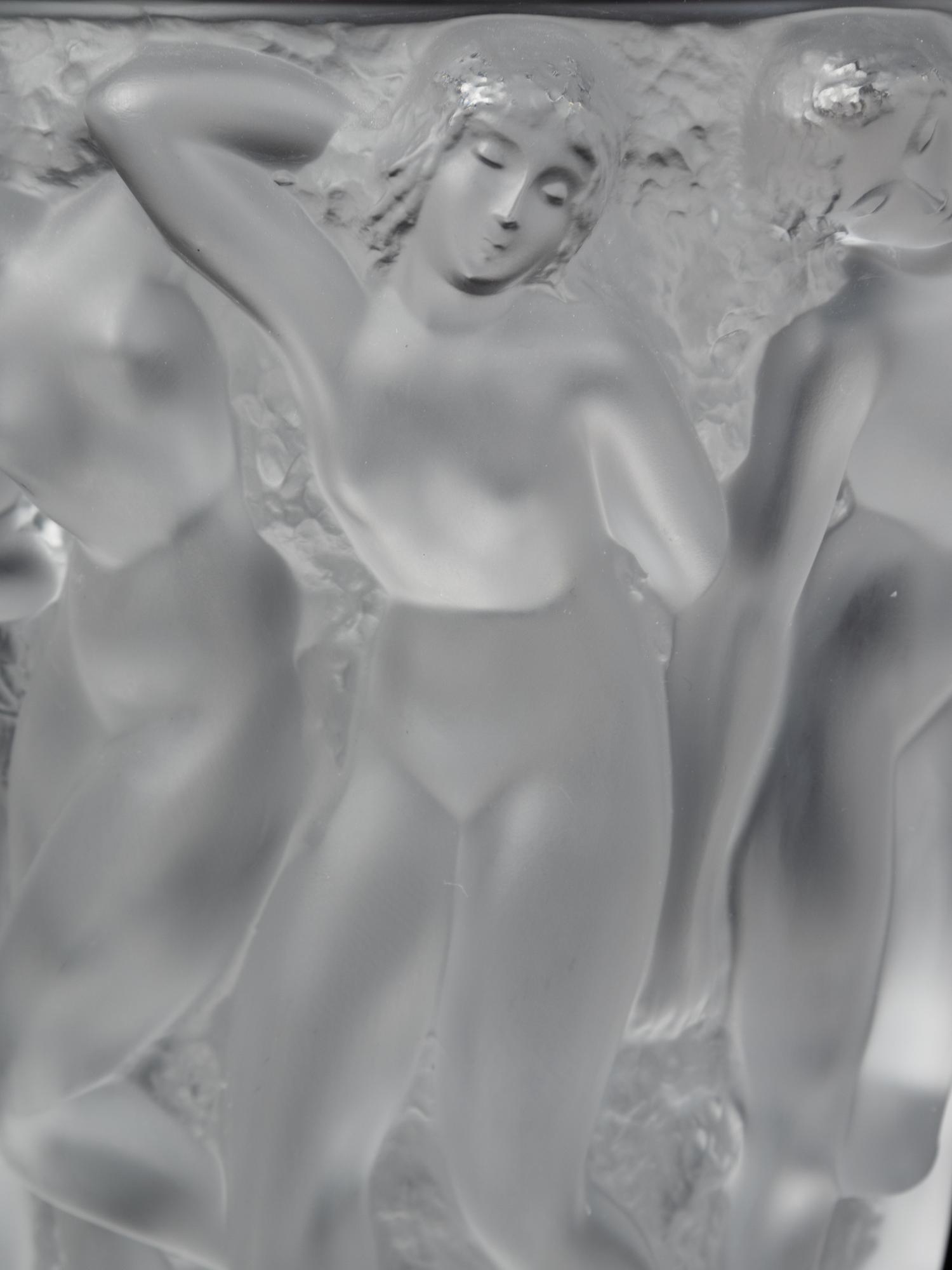 A Lalique Bacchantes Vase