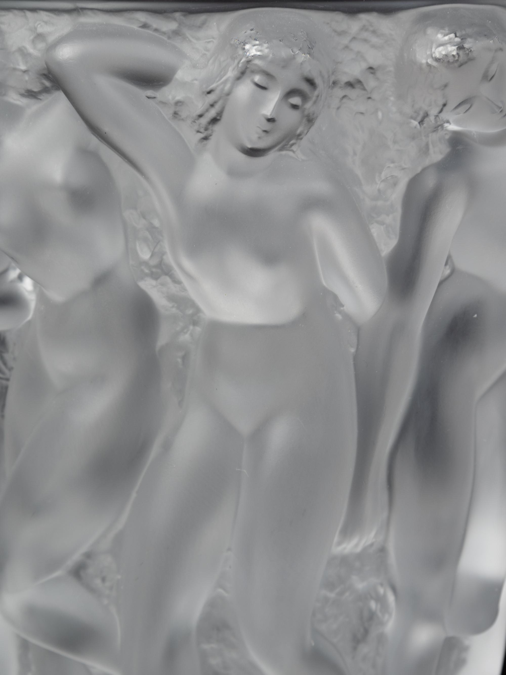 A Lalique Bacchantes Vase