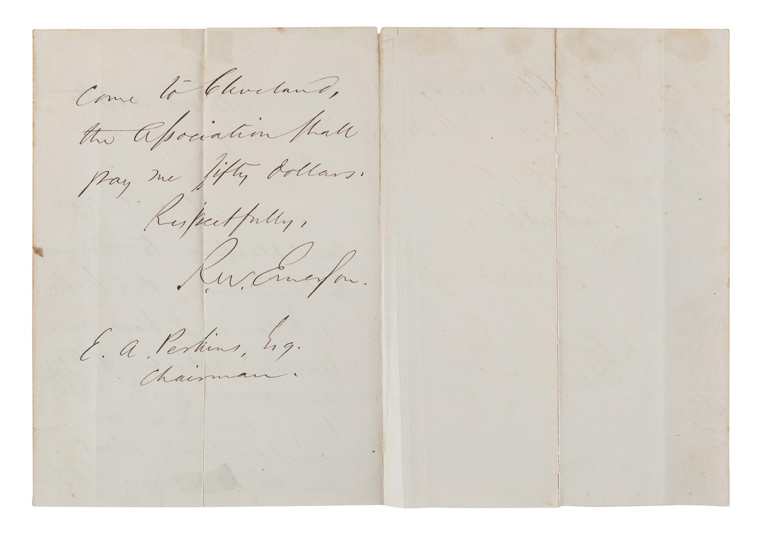 EMERSON, Ralph Waldo (1803-1882). Essays. Boston: James Munroe and Company, 1841.